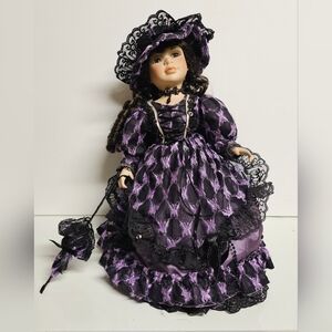 Kimberley Collection 16” Porcelain Doll by Kimberly Carrera– Brown Hair and Eyes